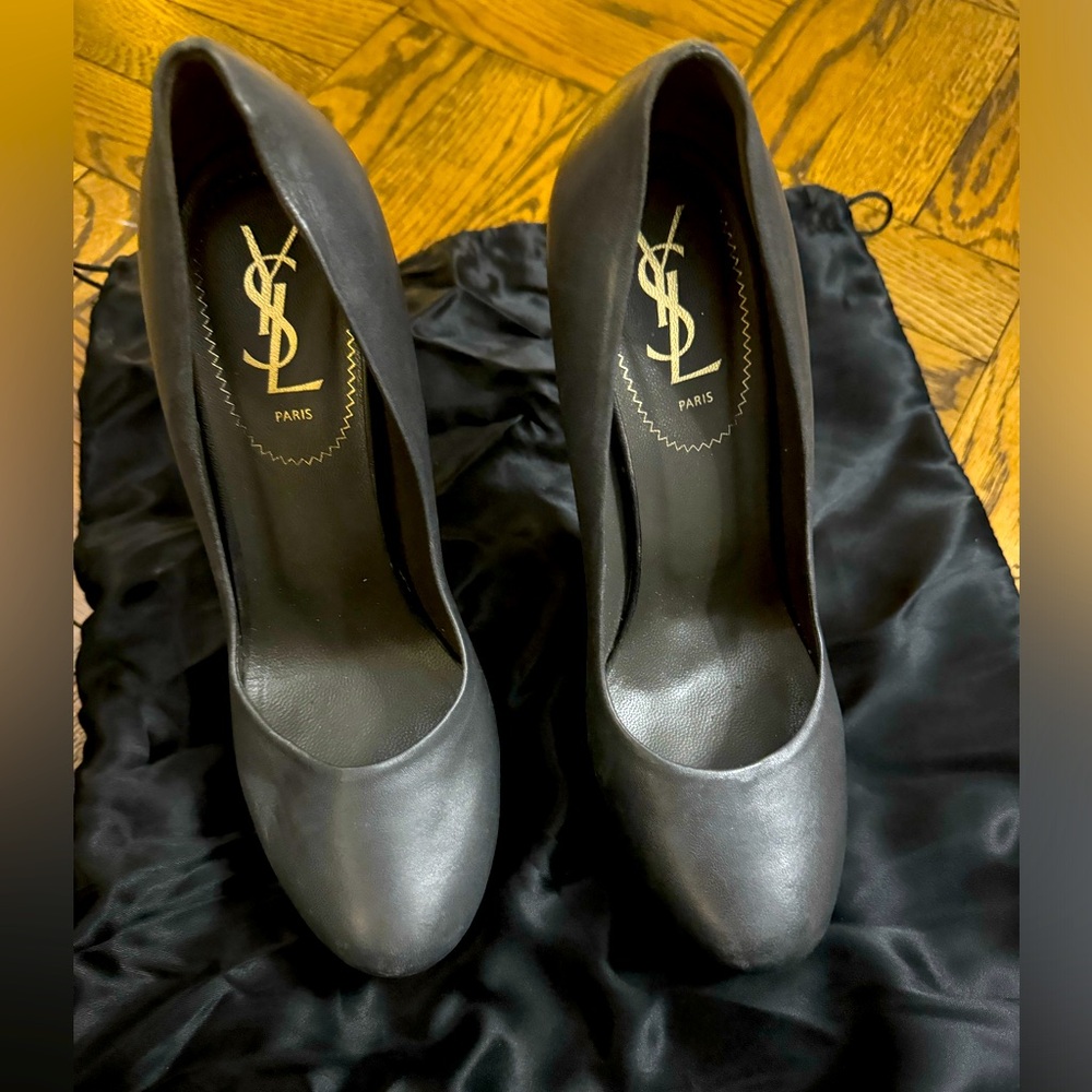 YSL Vintage Leather Heels